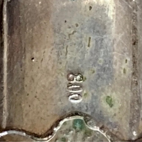 Vintage 800 Silver Ornate Rococo Ashtray Tray Repousse Italian German Dish - Picture 8 of 12